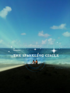 sparkling blue banner